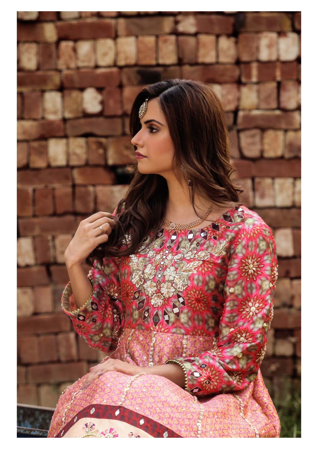 Mirror Embellished Maxi