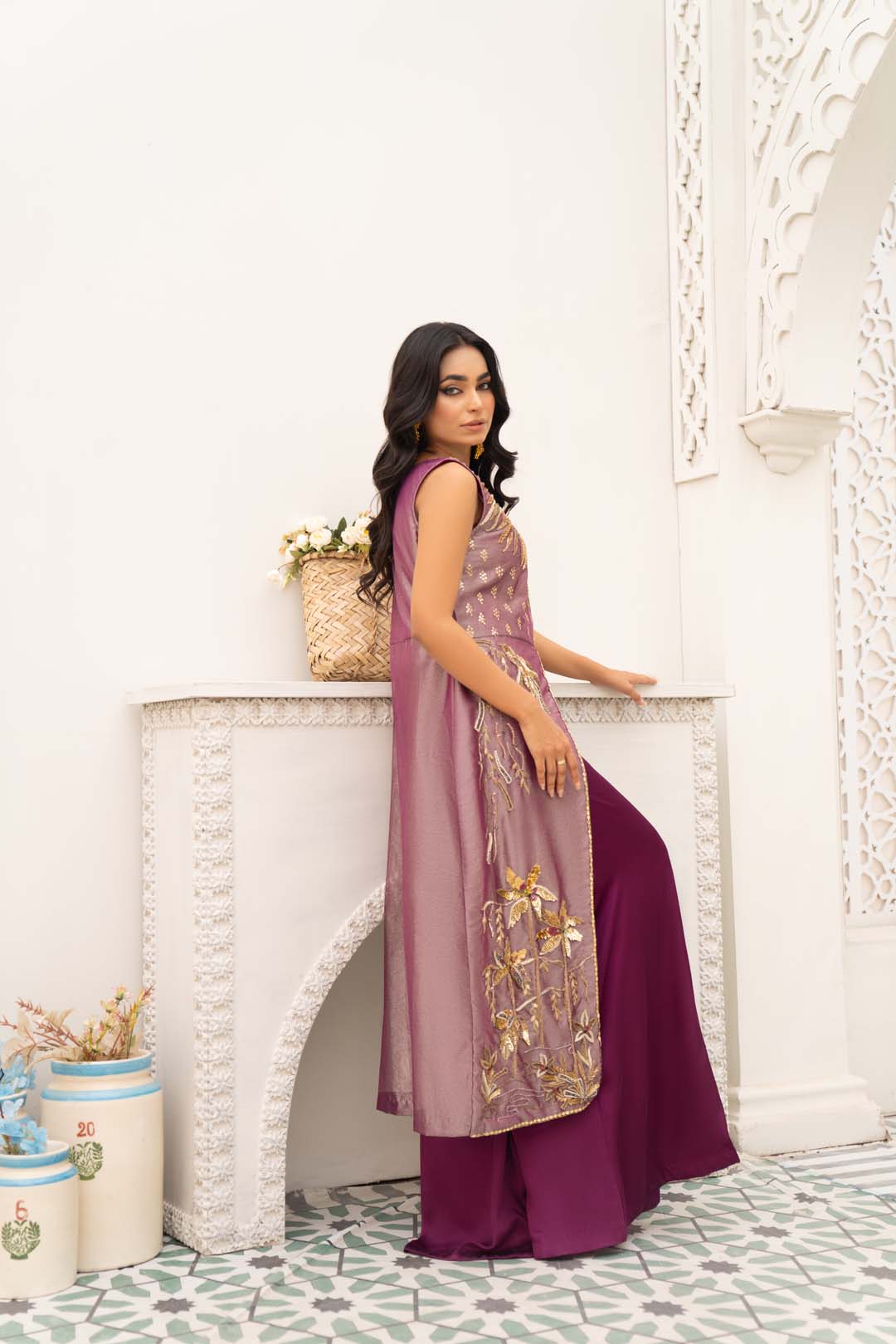 Graceful Open Tissue Attire